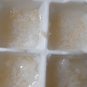 離乳食中期「白身魚(カレイ)」冷凍保存法